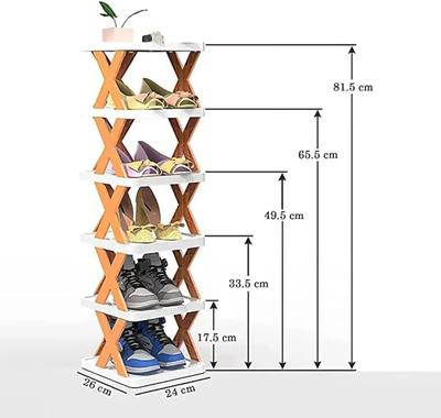 Versatile Multicolor Shoe Rack - 1 Pc with Easy-To-Use Features for Convenient Storage