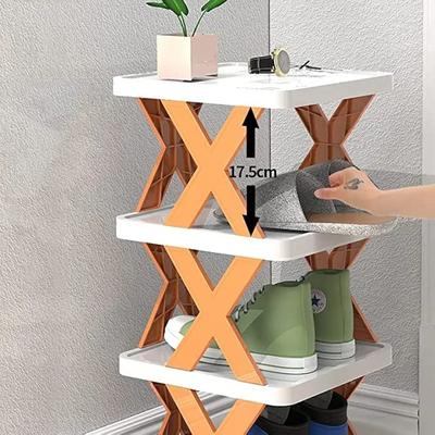 Versatile Multicolor Shoe Rack - 1 Pc with Easy-To-Use Features for Convenient Storage