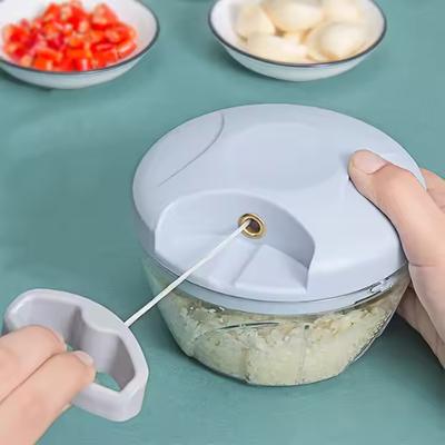 Durable Manual Food Chopper - 1 Pc Kitchen Essential for Effortless Meal Prep